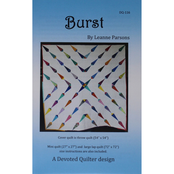 Burst - Quilting Pattern - Devoted Quilter