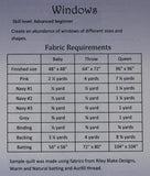 Windows - Quilting Pattern - Devoted Quilter