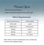 Flower Box - Quilting Pattern - Devoted Quilter