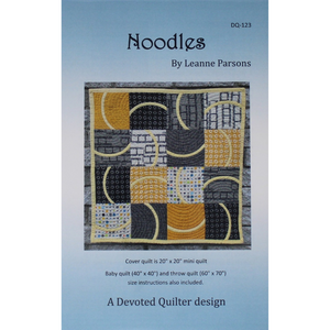 Noodles - Quilting Pattern - Devoted Quilter