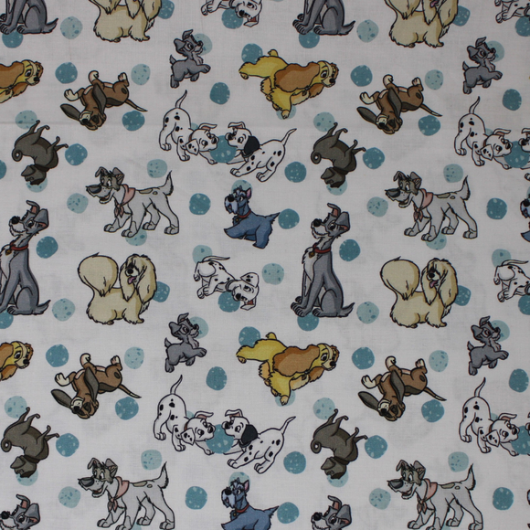 Disney Dogs - 45'' - 100% cotton