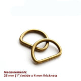 D-rings: (4 Pack) - 1" (25mm)