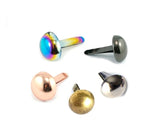 DOMED Purse Feet: 1/2" (12 mm) (6 Pack)