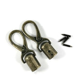 Rolled Handle or Tassel Cap Hook - 1/2" (13 mm) Inside Cap (2 Pack)