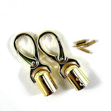 Rolled Handle or Tassel Cap Hook - 1/2" (13 mm) Inside Cap (2 Pack)