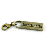 Zipper Pulls: "handmade" (1 Pack)