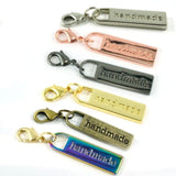 Zipper Pulls: "handmade" (1 Pack)