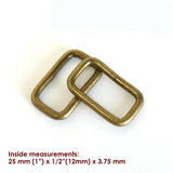 Rectangular Rings: (4 Pack) - 1" (25mm)