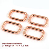 Rectangular Rings: (4 Pack) - 1" (25mm)