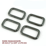 Rectangular Rings: (4 Pack) - 1" (25mm)