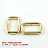 Rectangular Rings: (4 Pack) - 1" (25mm)