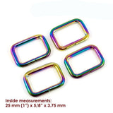 Rectangular Rings: (4 Pack) - 1" (25mm)