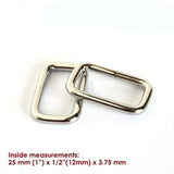 Rectangular Rings: (4 Pack) - 1" (25mm)