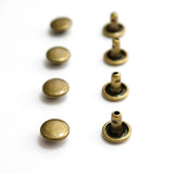 Double-Cap Rivets - Small (8 mm Cap x 6 mm Post)