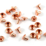 Double-Cap Rivets - Small (8 mm Cap x 6 mm Post)