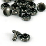 Double-Cap Rivets - Small (8 mm Cap x 6 mm Post)