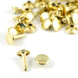 Double-Cap Rivets - X-Large (9 mm Cap x 12 mm Post)