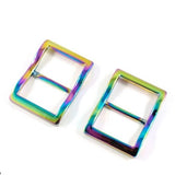 Wide Mouth Strap Sliders - Extra wide for thicker straps - 2 Pieces - 1" (25mm)