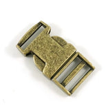 Side Release Buckle:  3/4" (18 mm)