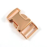Side Release Buckle:  3/4" (18 mm)