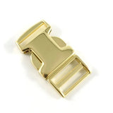Side Release Buckle:  3/4" (18 mm)
