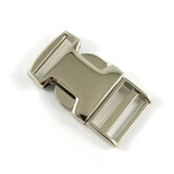Side Release Buckle:  3/4" (18 mm)