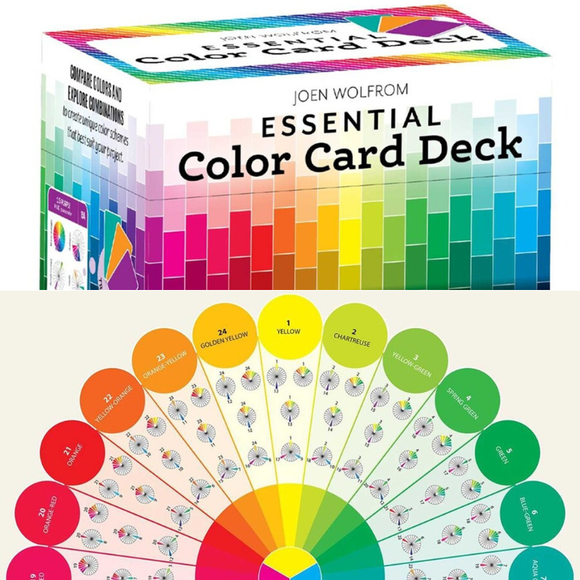 Essential Color Card Deck and Color Wheel