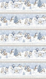 Snow Much Fun - 43" - 100% cotton flannel