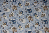 Snow Much Fun - 43" - 100% cotton flannel