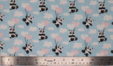 Floating Panda - 45" - 100% cotton flannel