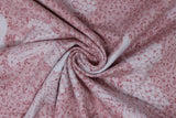 Floral Design with Crane - 43/44" - 100%  cotton flannel