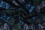 Gamer Control Sketch - 43/44" - 100% cotton flannel