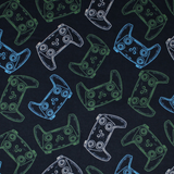 Gamer Control Sketch - 43/44" - 100% cotton flannel