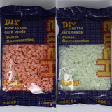 Glow in the Dark Perler Beads - 1000 Bead Bag