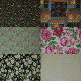 Double Face Quilted Prints - 43" - 100% cotton fabric with polyester batting