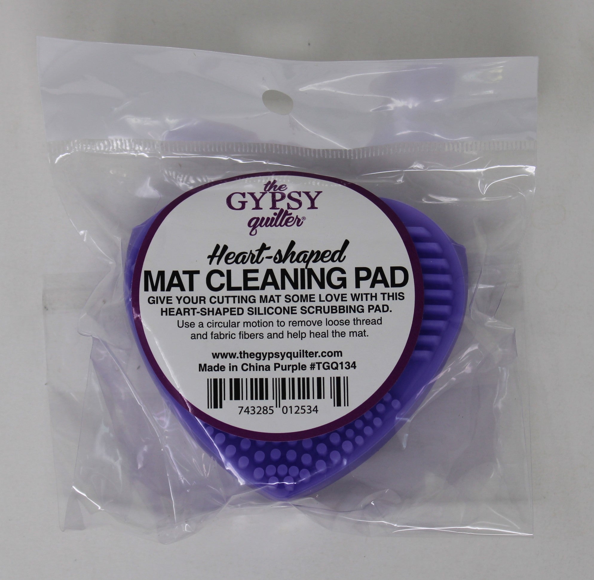 The Gypsy Quilter - Heart-Shaped Mat Cleaning Pad
