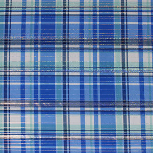 Sparkle Plaid Spandex - 60"