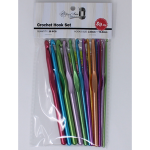Crochet Hook Set - 28 pieces - Lizzy Ann – Len's Mill