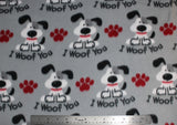 Assorted Dog Prints - 58" - 100% polyester fleece