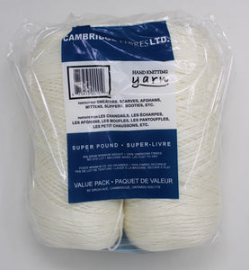 Mill End Yarn - 1 lb Bag - 100% Unknown Fibres - Cambridge Fibres