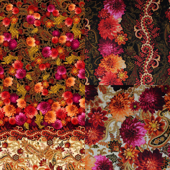 Jacobean Dreams - 45'' - 100% cotton