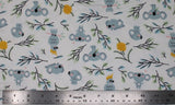 Koala - 45" - 100% cotton flannel