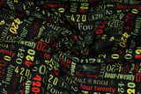 Freddy's Favourites Marijuana Prints - 45" - 100% cotton