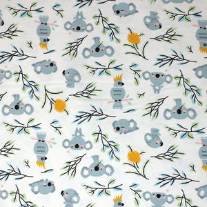 Koala - 45" - 100% cotton flannel