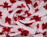 Maple Leafs - 58/60" - 100% Polyester Fleece