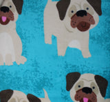 Assorted Dog Prints - 58" - 100% polyester fleece