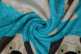 Assorted Dog Prints - 58" - 100% polyester fleece