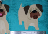 Assorted Dog Prints - 58" - 100% polyester fleece