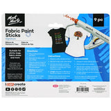 MM Fabric Paint Sticks 9pc