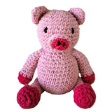 Maggie Piglet - Crochet Kit - Hoooked Eco Barbante